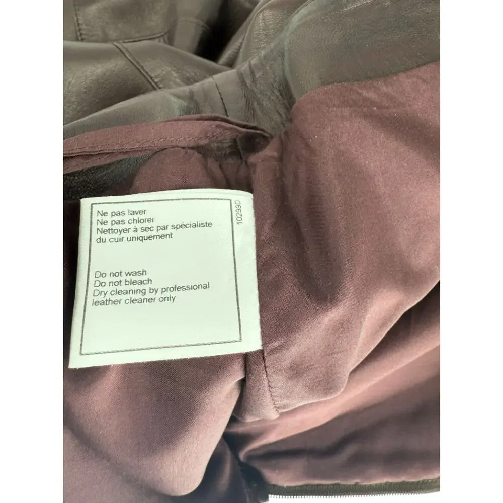 Chanel Chocolate Brown Lambskin Skirt – Size 42